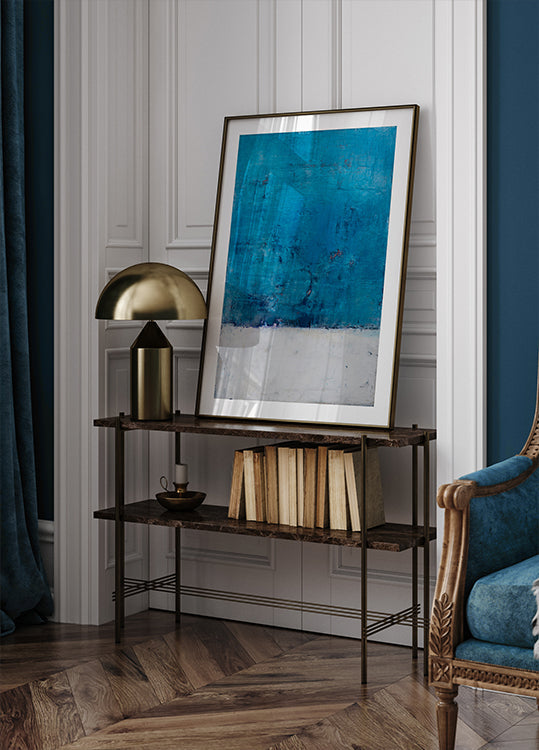 Sérénité bleue Poster