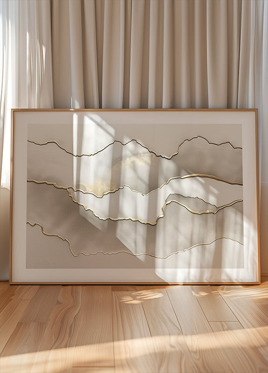 Paysage métallique nº3 Poster