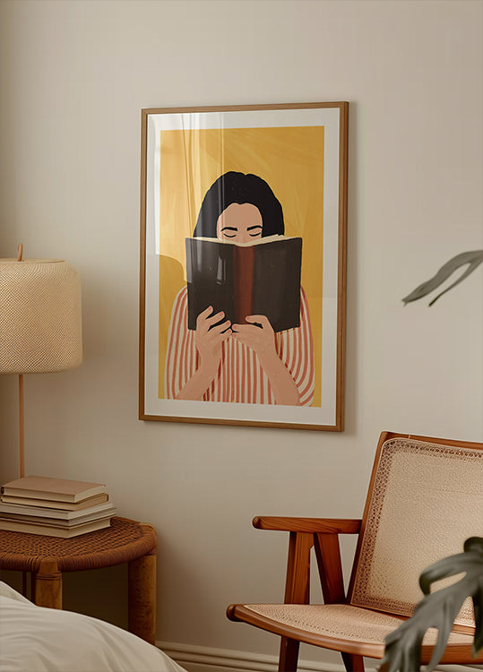 Affiche de lecture fascinante