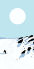 Snowy Mountain Descent Plakat - Posterbox