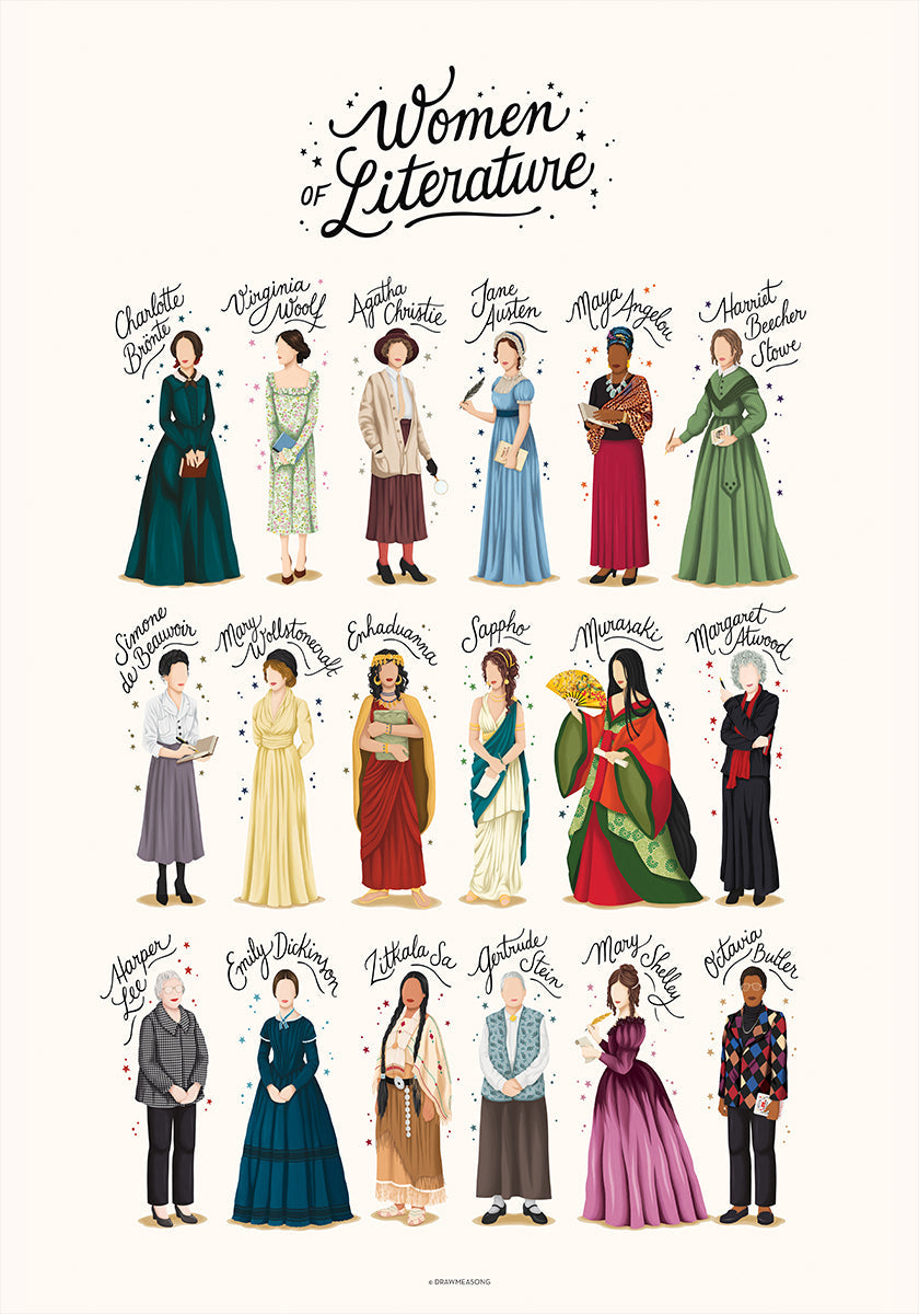 Women of Literature Plakat - Posterbox