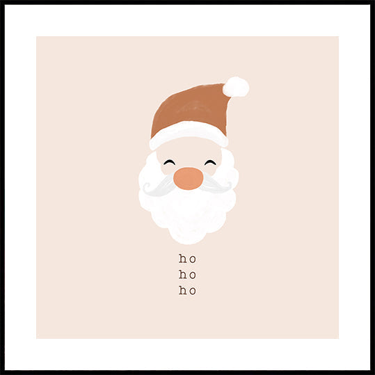 Ho Ho Ho Santa Plakat - Posterbox