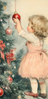 Young Girl At Christmas Eve Plakat - Posterbox