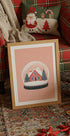 Christmas Ornament Glass Illustration Plakat - Posterbox