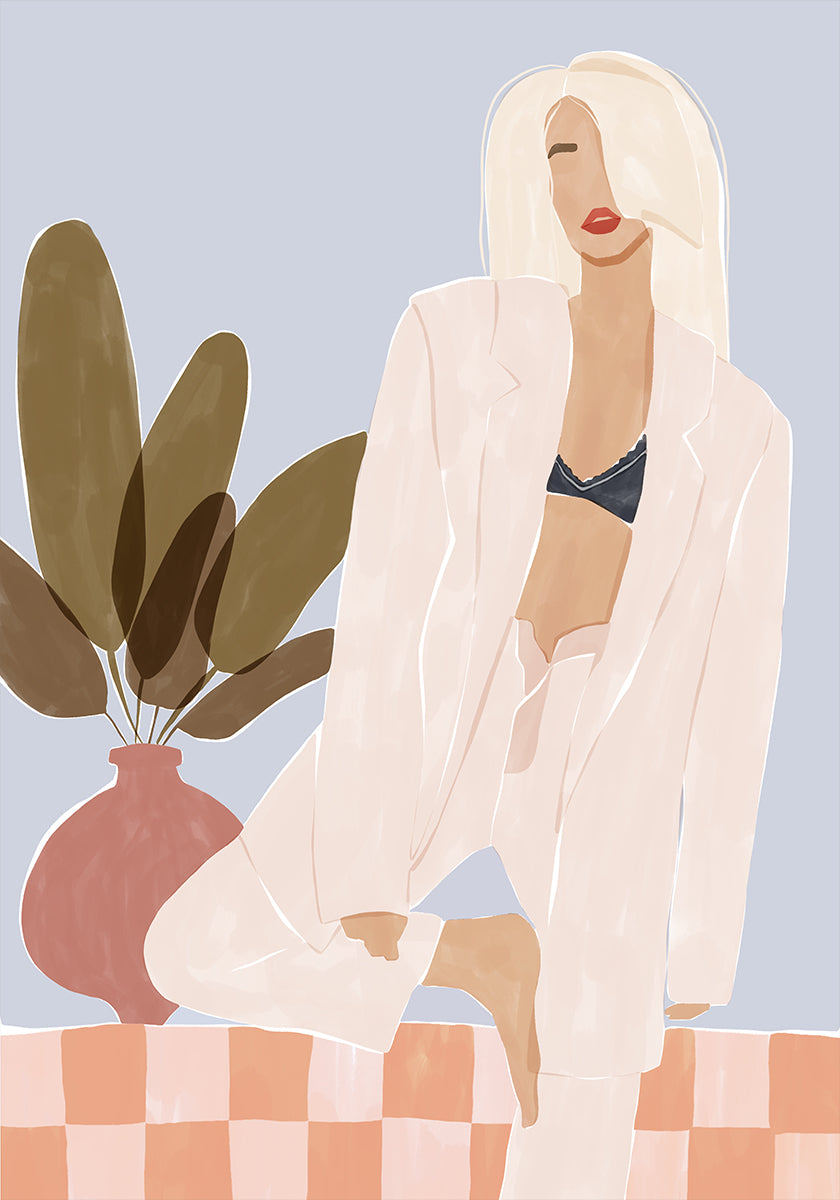 Too Lazy To Yoga Plakat