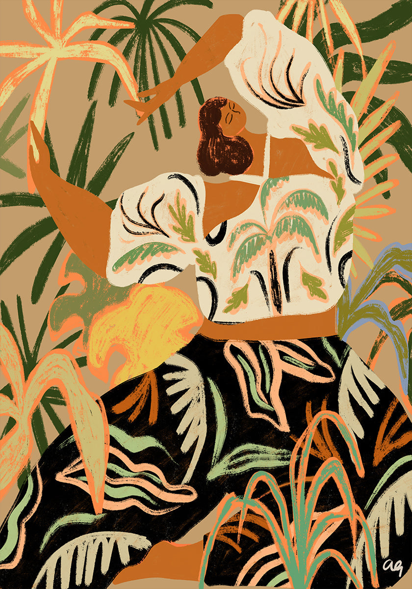 Embrassement de la nature Poster