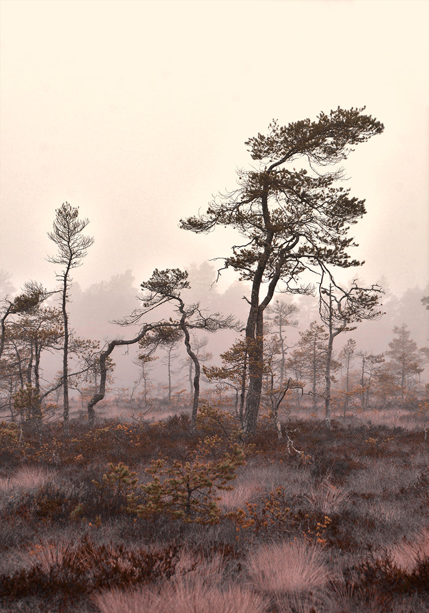 Arbres sculpturaux Poster