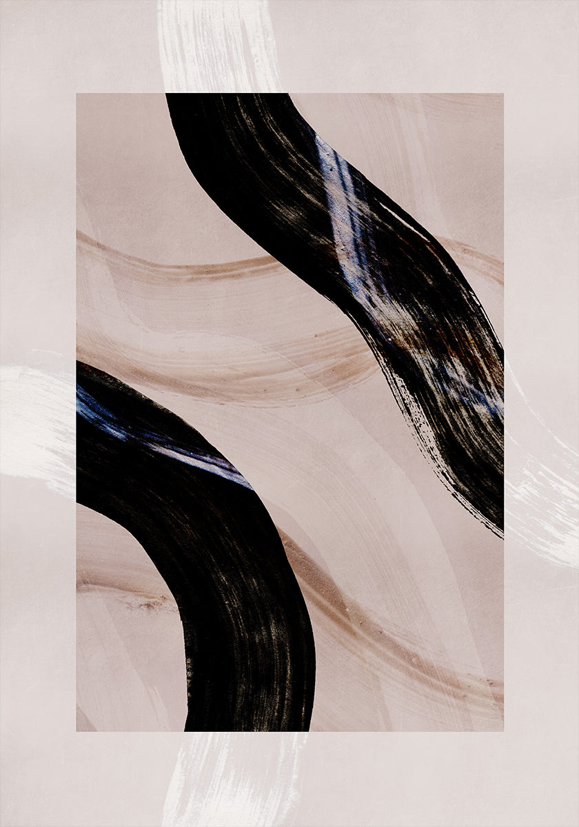 Lignes et formes 5 Poster