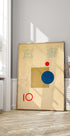 Abstract Harmony, Japanese Retro Geometric Print Plakat - Posterbox.dk
