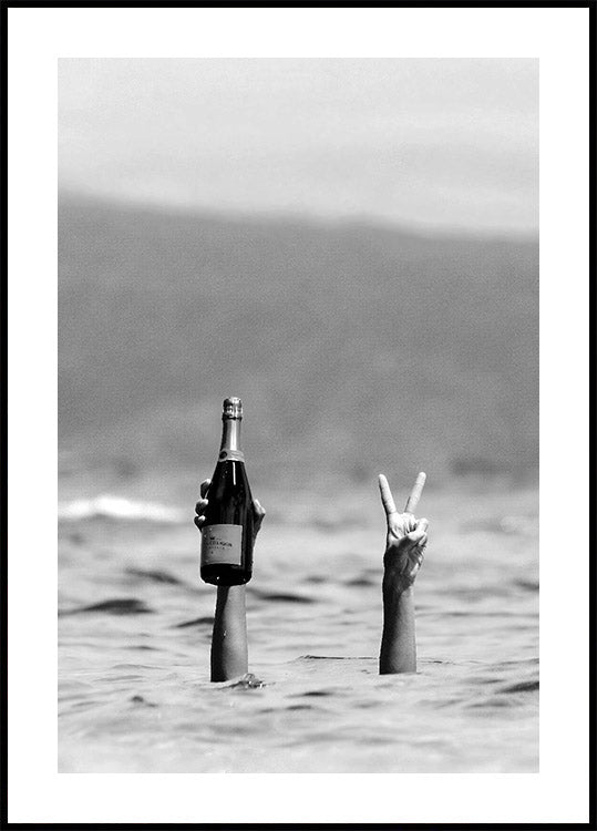 Champagne Celebration at Sea Plakat - Posterbox.dk
