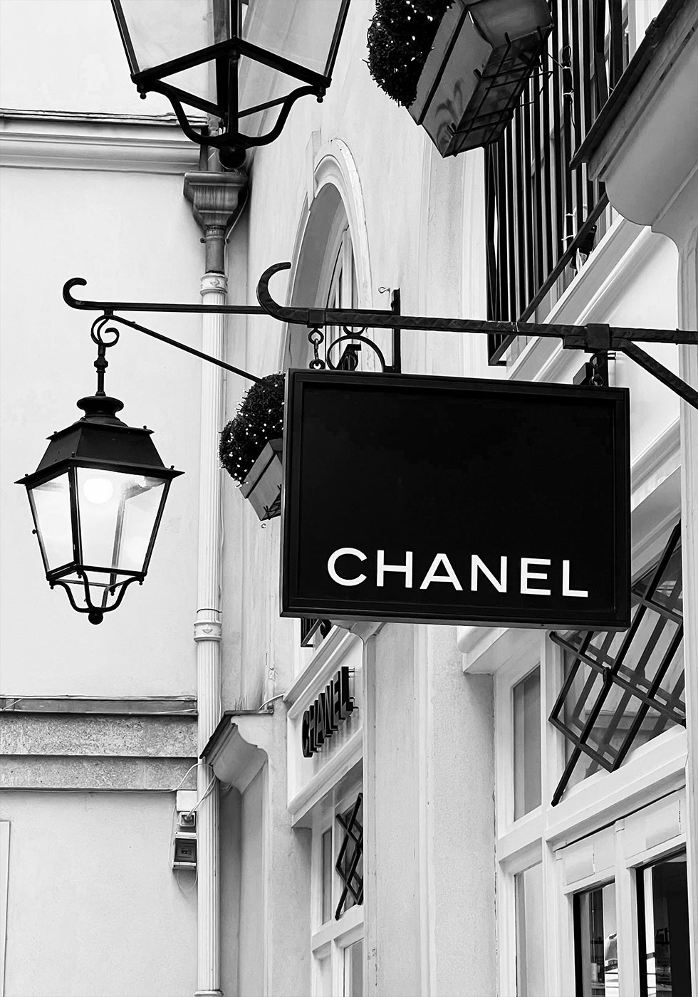 Chanel Paris Black & White Plakat - Posterbox