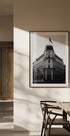 Copenhagen Historic Building Black & White Plakat - Posterbox