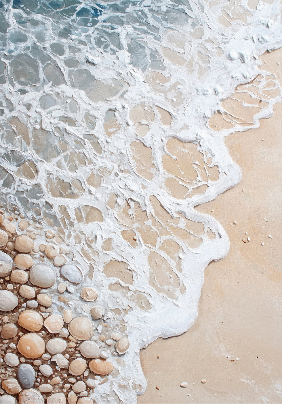 Foam and Pebbles Plakat - Posterbox.dk