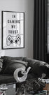In Gaming We Trust, Controller Quote Print Plakat - Posterbox.dk