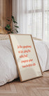 La Dolce Vita Symphony, Inspirational Quote Plakat - Posterbox.dk