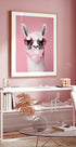 Llama With Bubble Gum Plakat - Posterbox.dk
