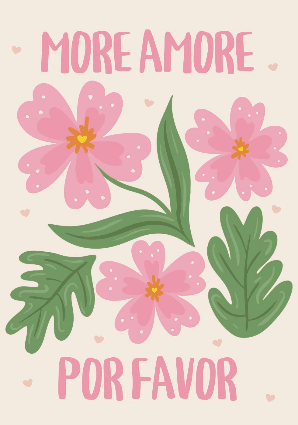 More Amore Por Favor Plakat - Posterbox.dk