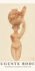 Nude Woman Carrying Vase on Head Plakat - Posterbox.dk