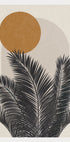 Palm and Sun, Botanical Abstract Plakat - Posterbox
