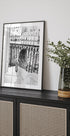 Paris Morning Balcony B&W Plakat - Posterbox.dk