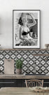 Pasta Lover in Black & White Plakat - Posterbox.dk