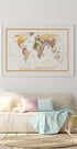 Political World Map Plakat - Posterbox.dk