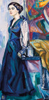 Portrait of Mrs. Carin Östberg Plakat - Posterbox.dk