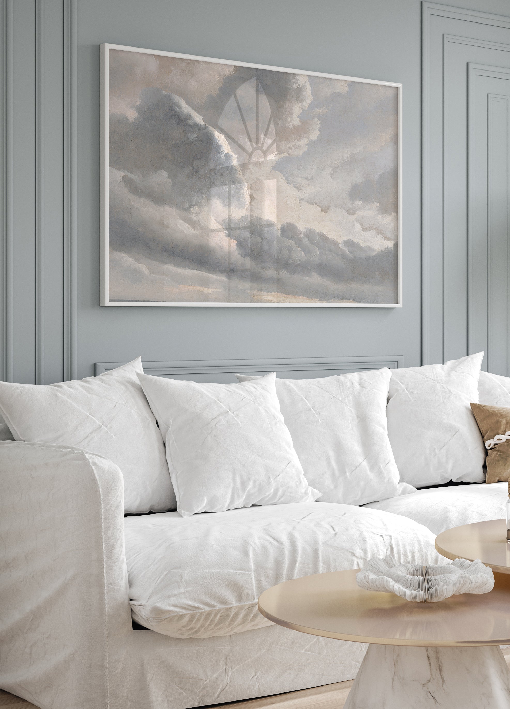 Study of Clouds with a Sunset Plakat - Posterbox.dk