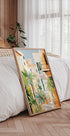 Sunlit Courtyard, Mediterranean terrace Plakat - Posterbox.dk