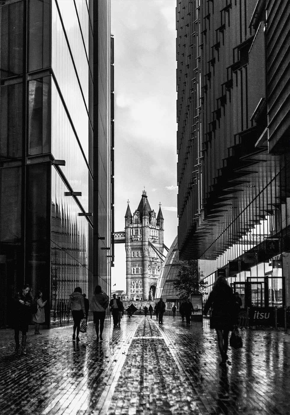 Tower Bridge Urban Perspective Plakat - Posterbox.dk
