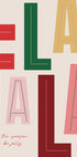 FaLaLa Christmas Season Plakat - Posterbox