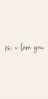 Ps. I Love You Plakat - Posterbox