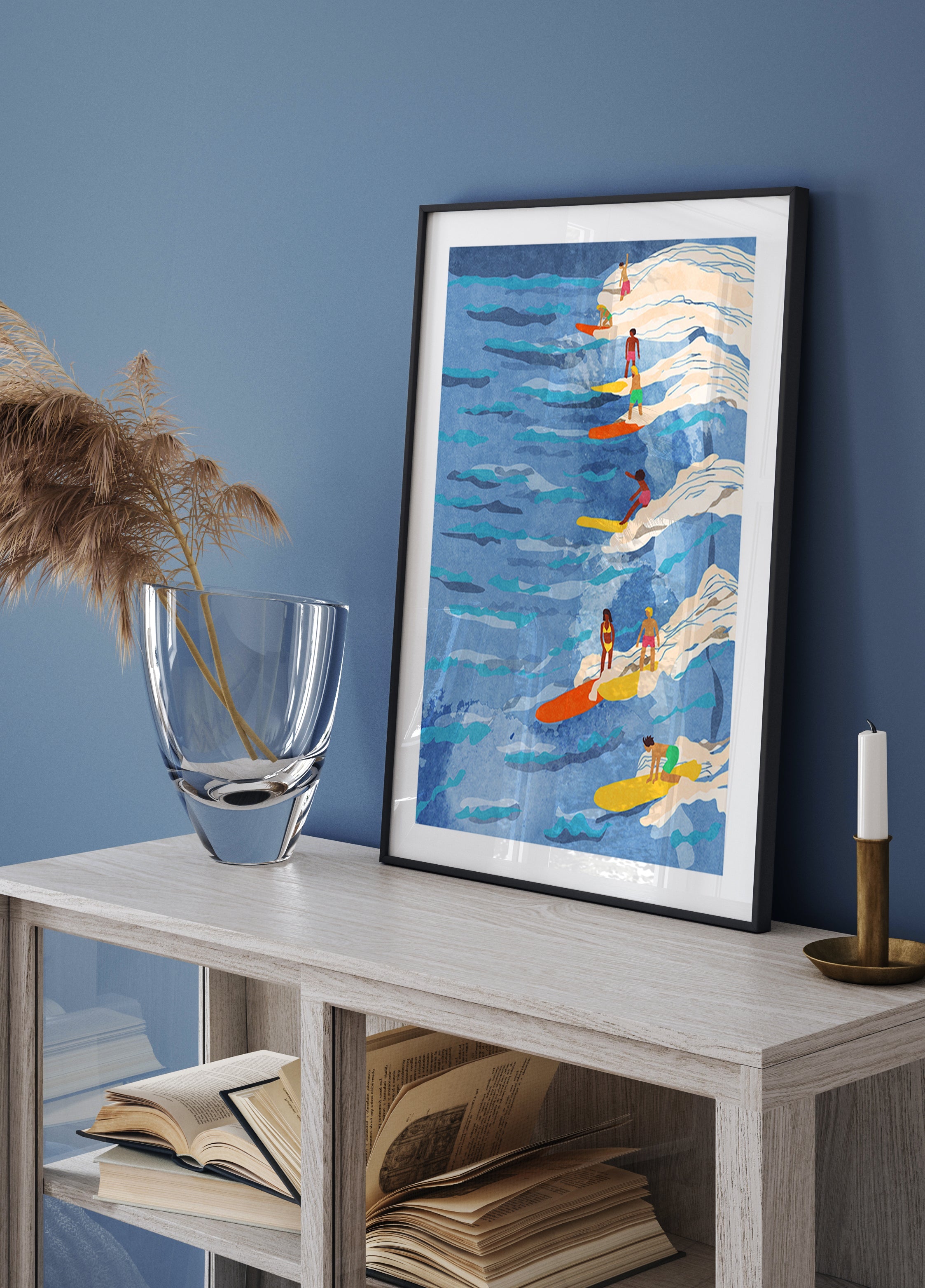 chilled surfing Plakat - Posterbox