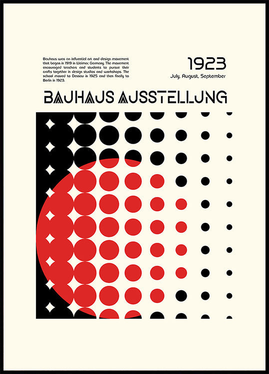 Bauhaus Ausstellung Plakat - Posterbox
