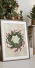 Holly wreath Plakat - Posterbox