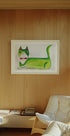 The green cat Plakat - Posterbox