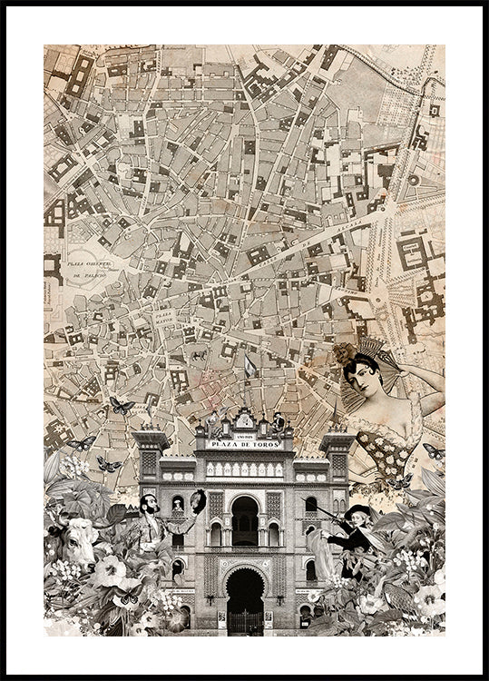 Madrid (City Breaks) Plakat - Posterbox