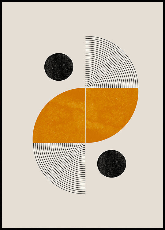 Geometric Harmony Plakat - Posterbox