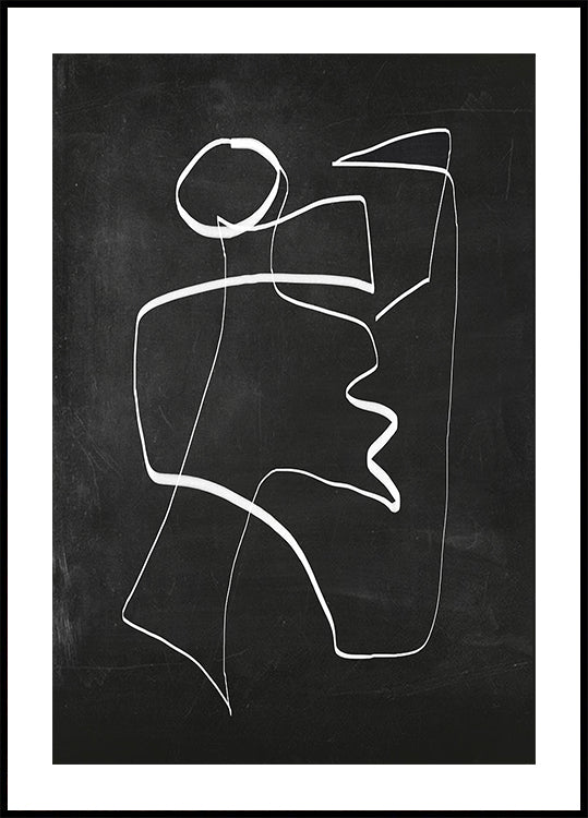 Abstract Line Art 6 2 Plakat - Posterbox