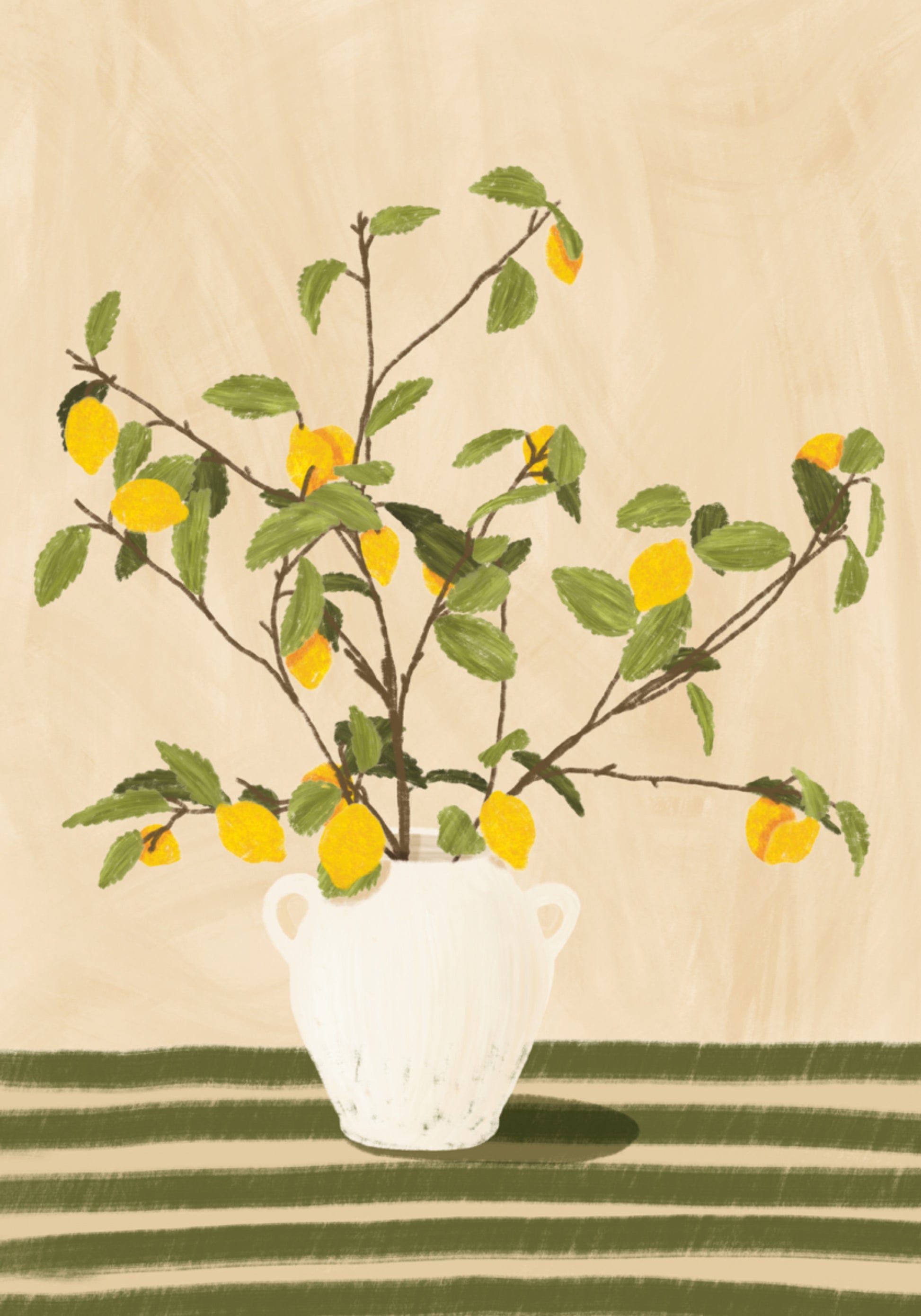 Nature Morte Au Citronnier
