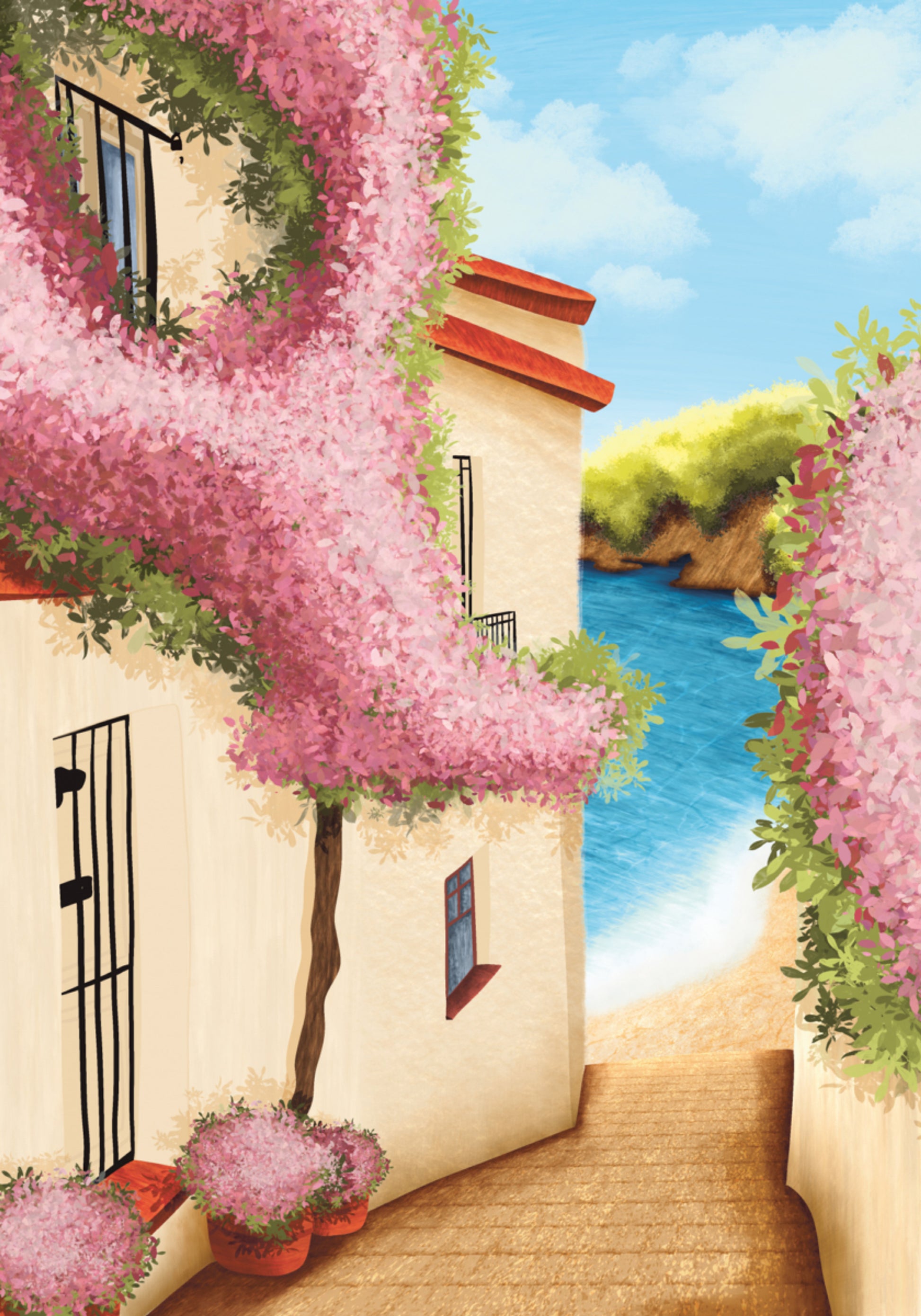 Sentier des fleurs méditerranéennes