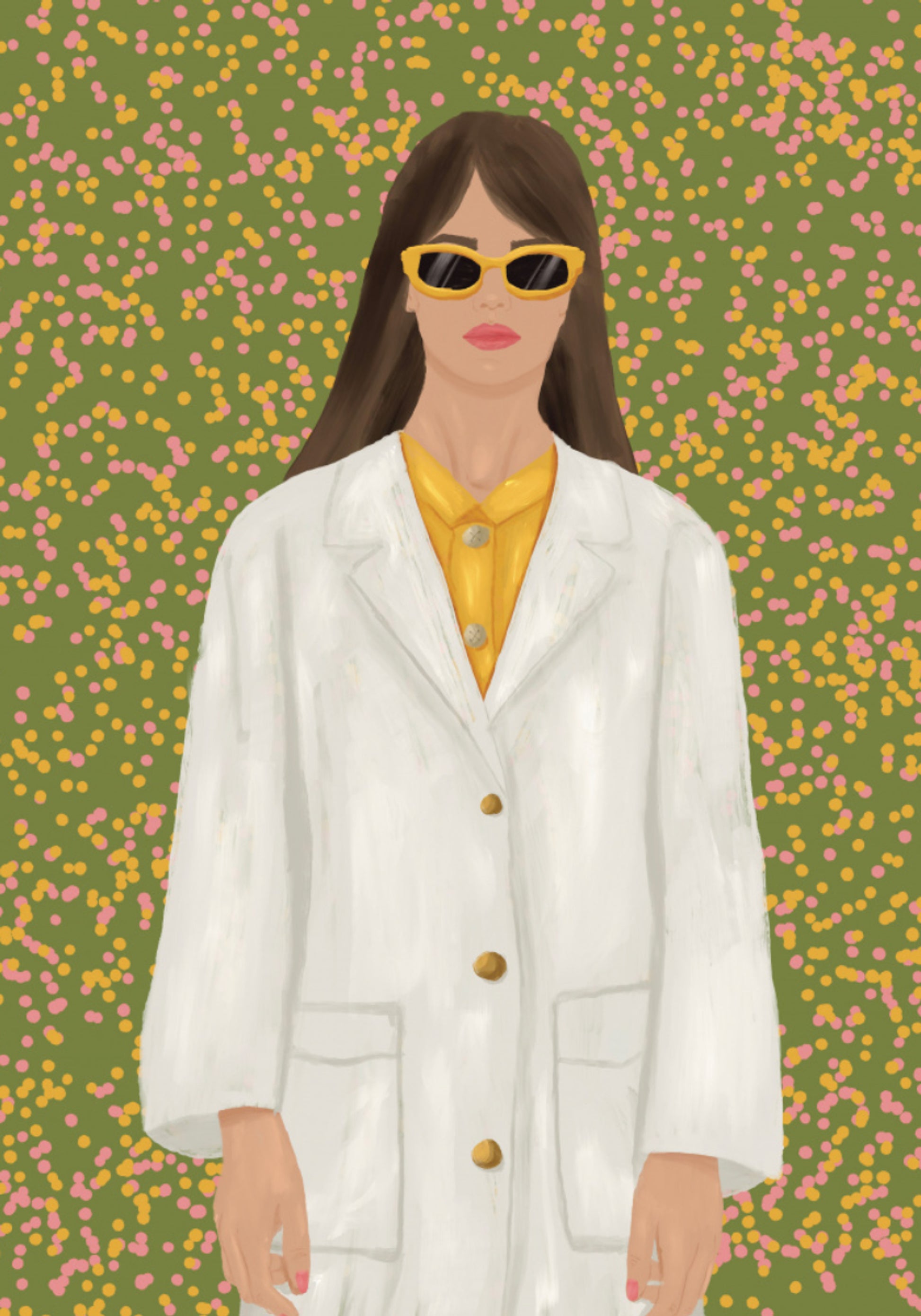 Femme chic en lunettes de soleil