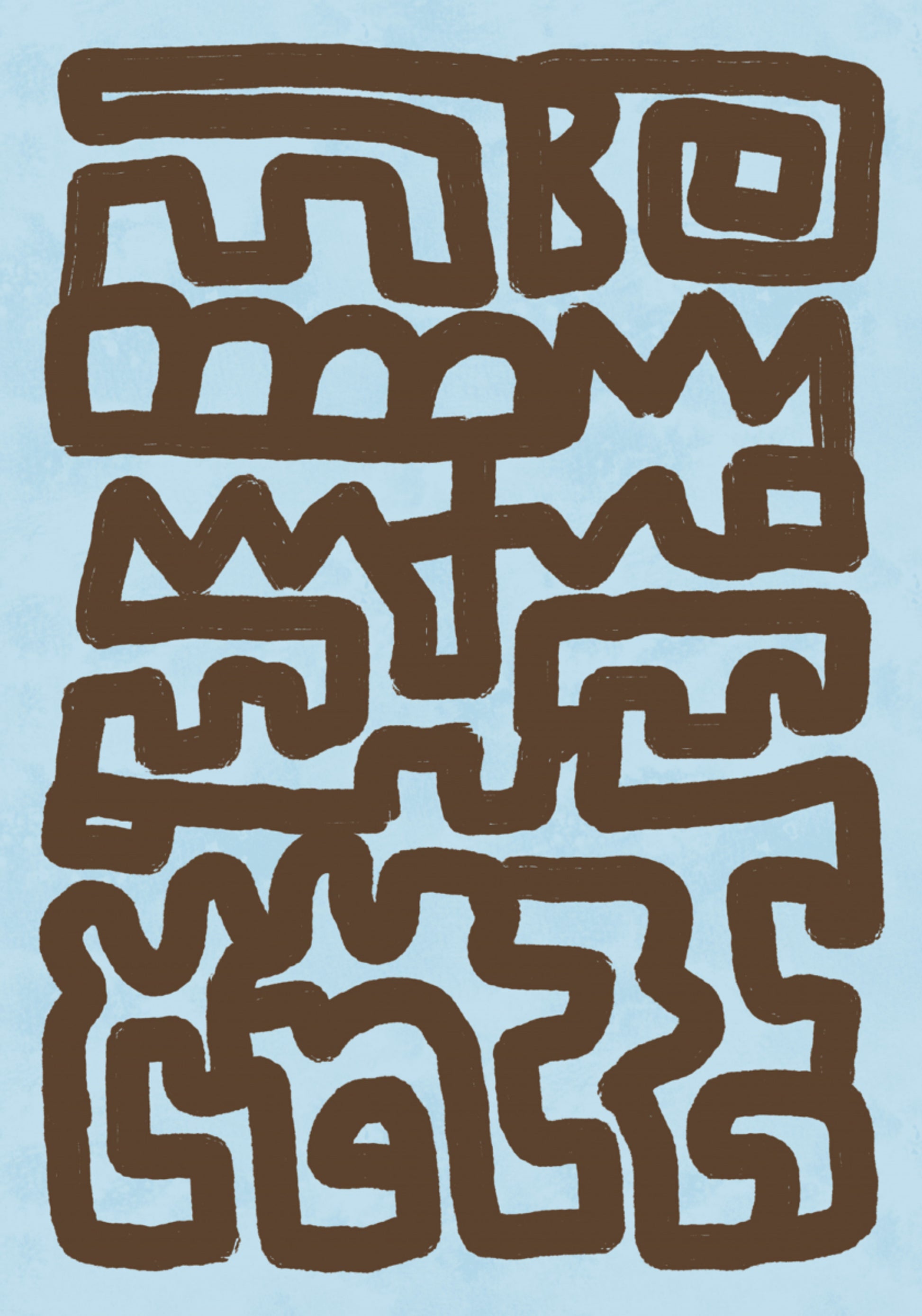 Labyrinthe tribal moderne