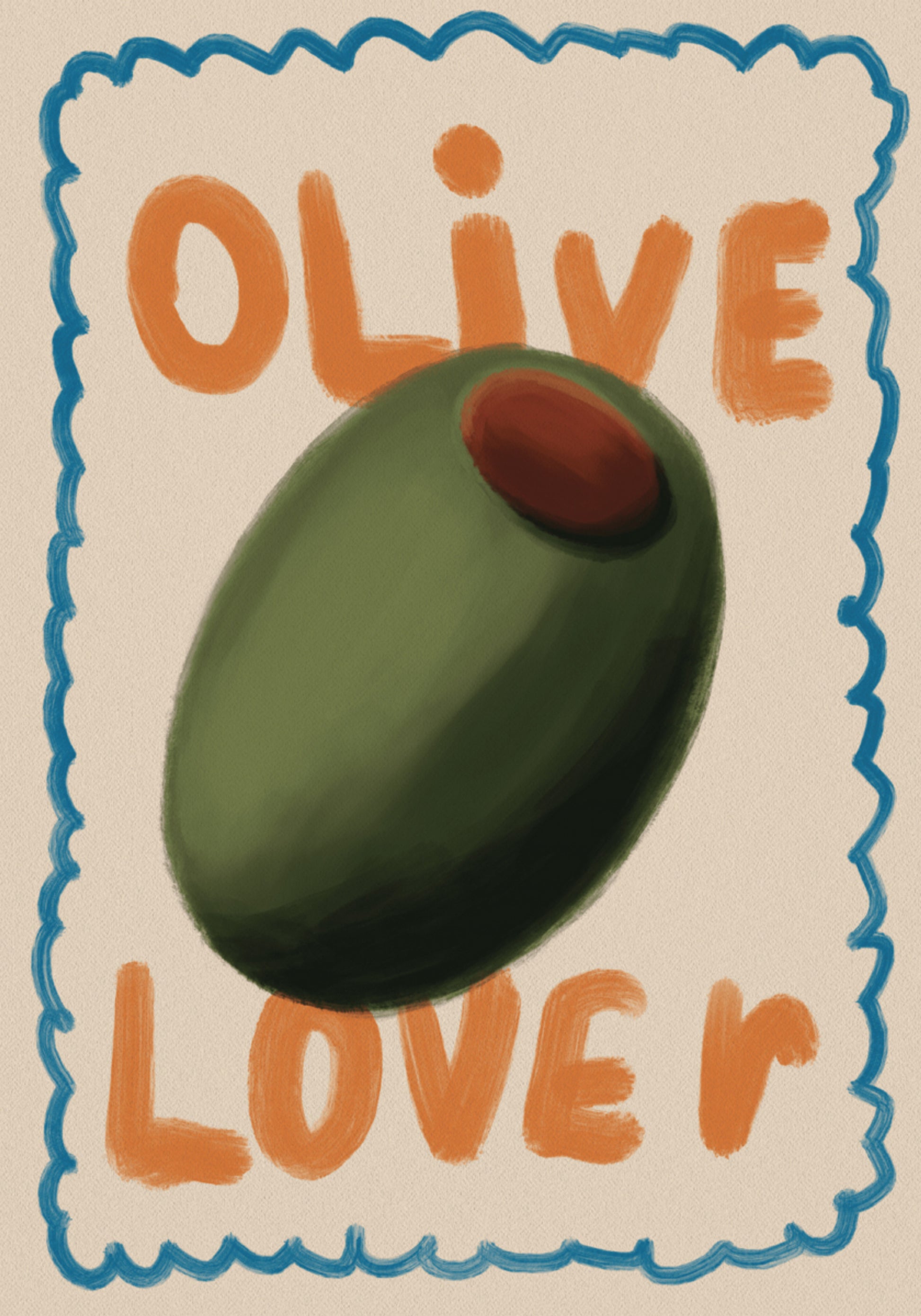Amoureux des olives vertes