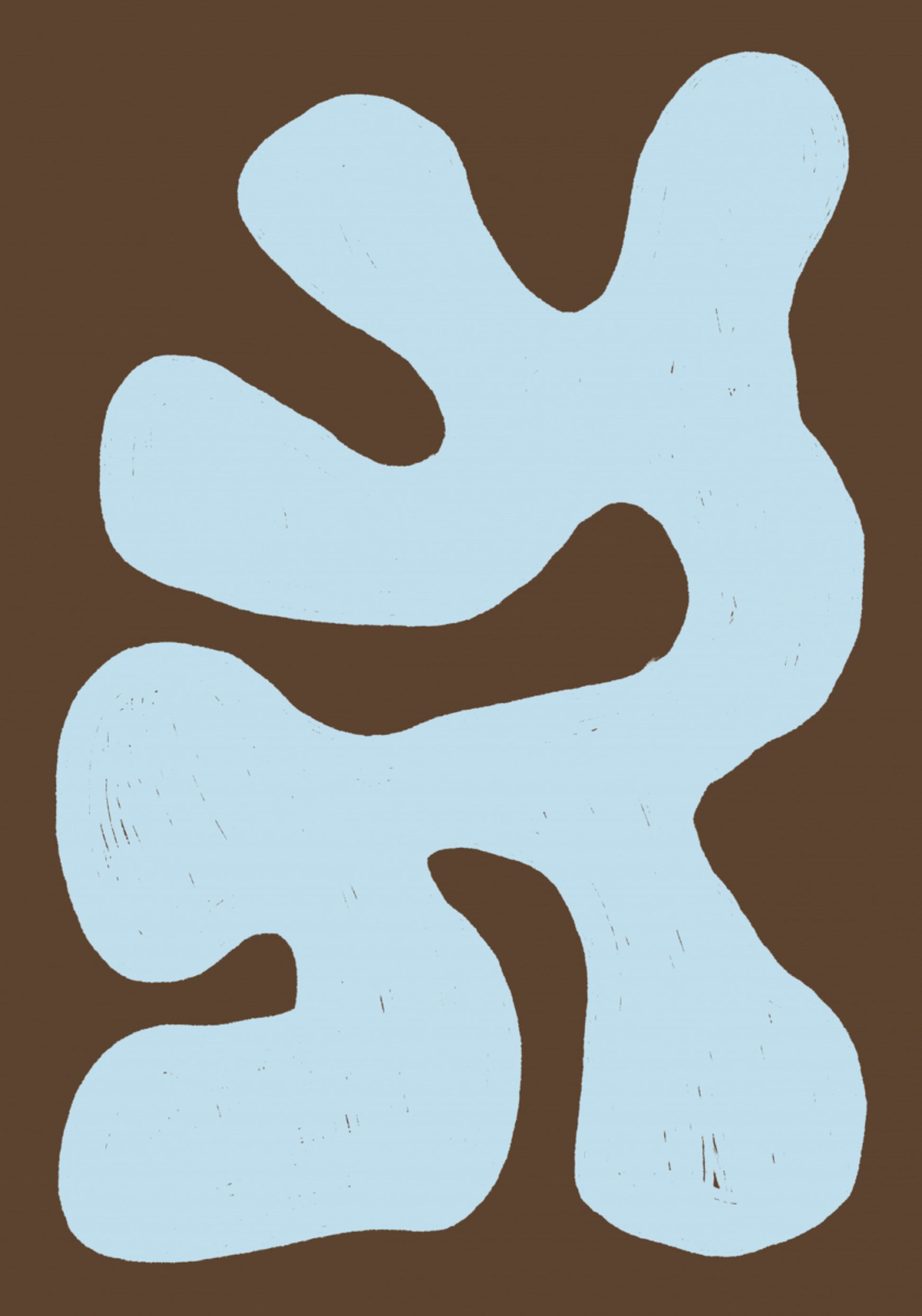 Forme Bleue Fluide Organique