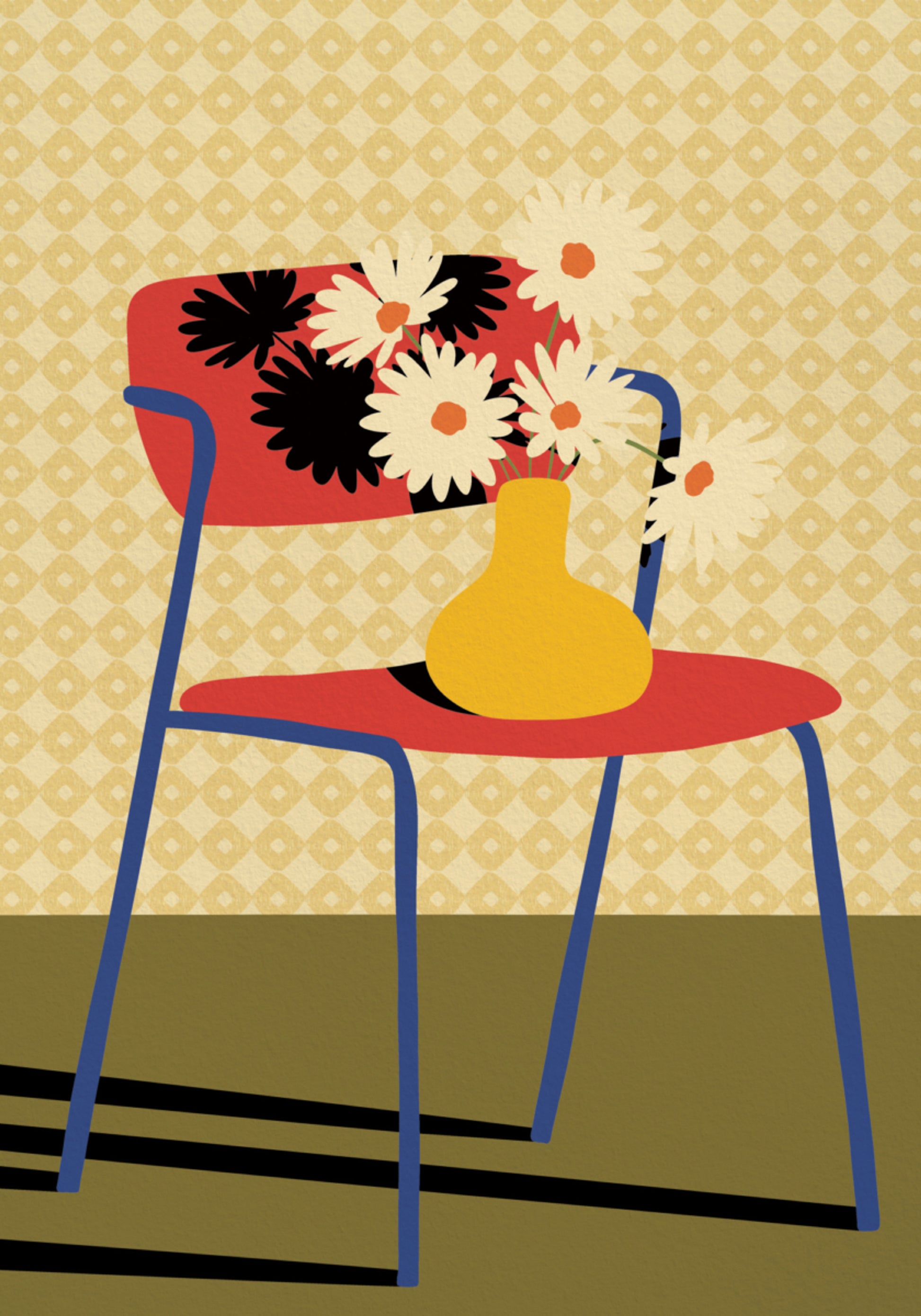 Nature Morte De Chaise Colorée