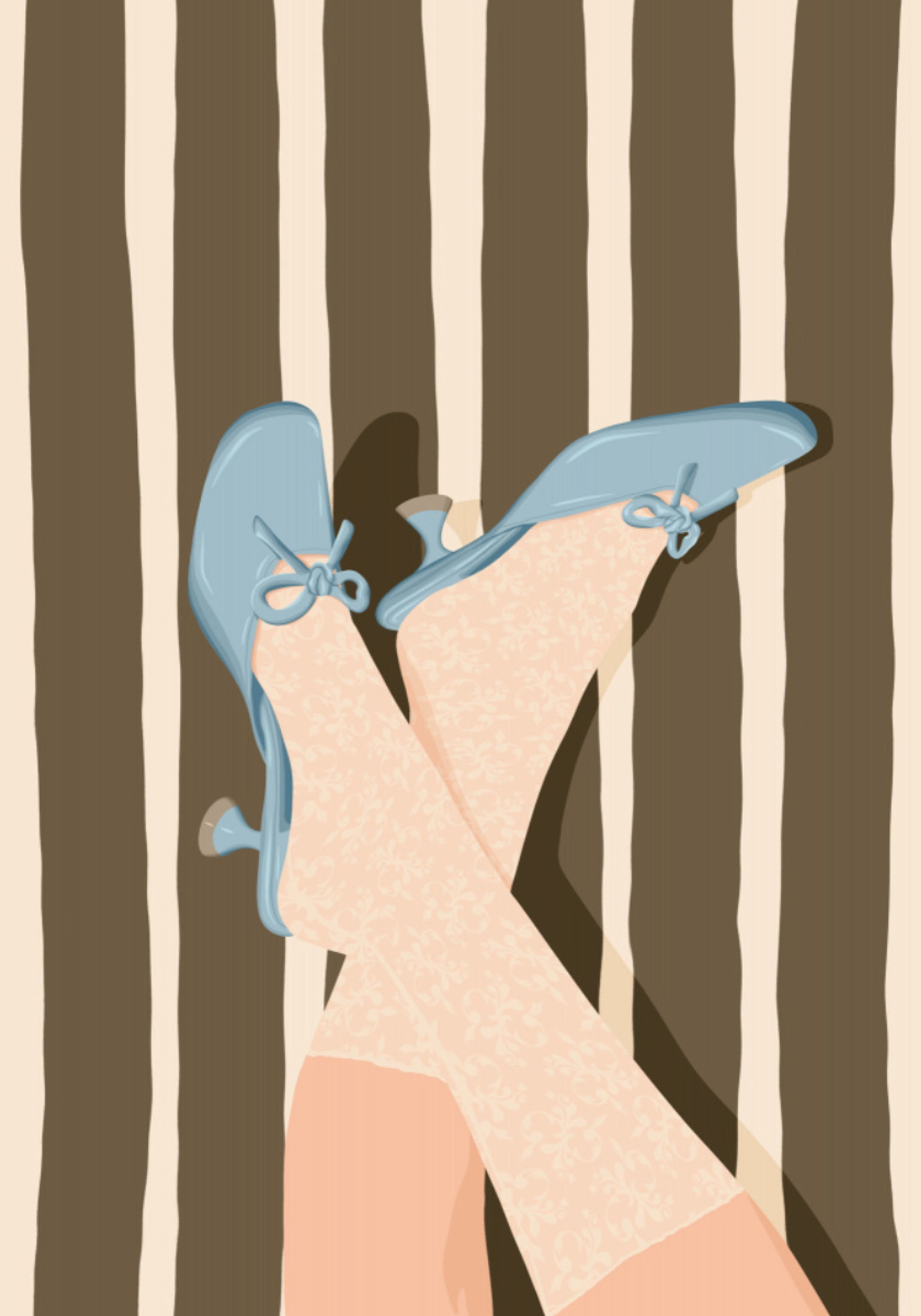 Talons bleus fantaisistes