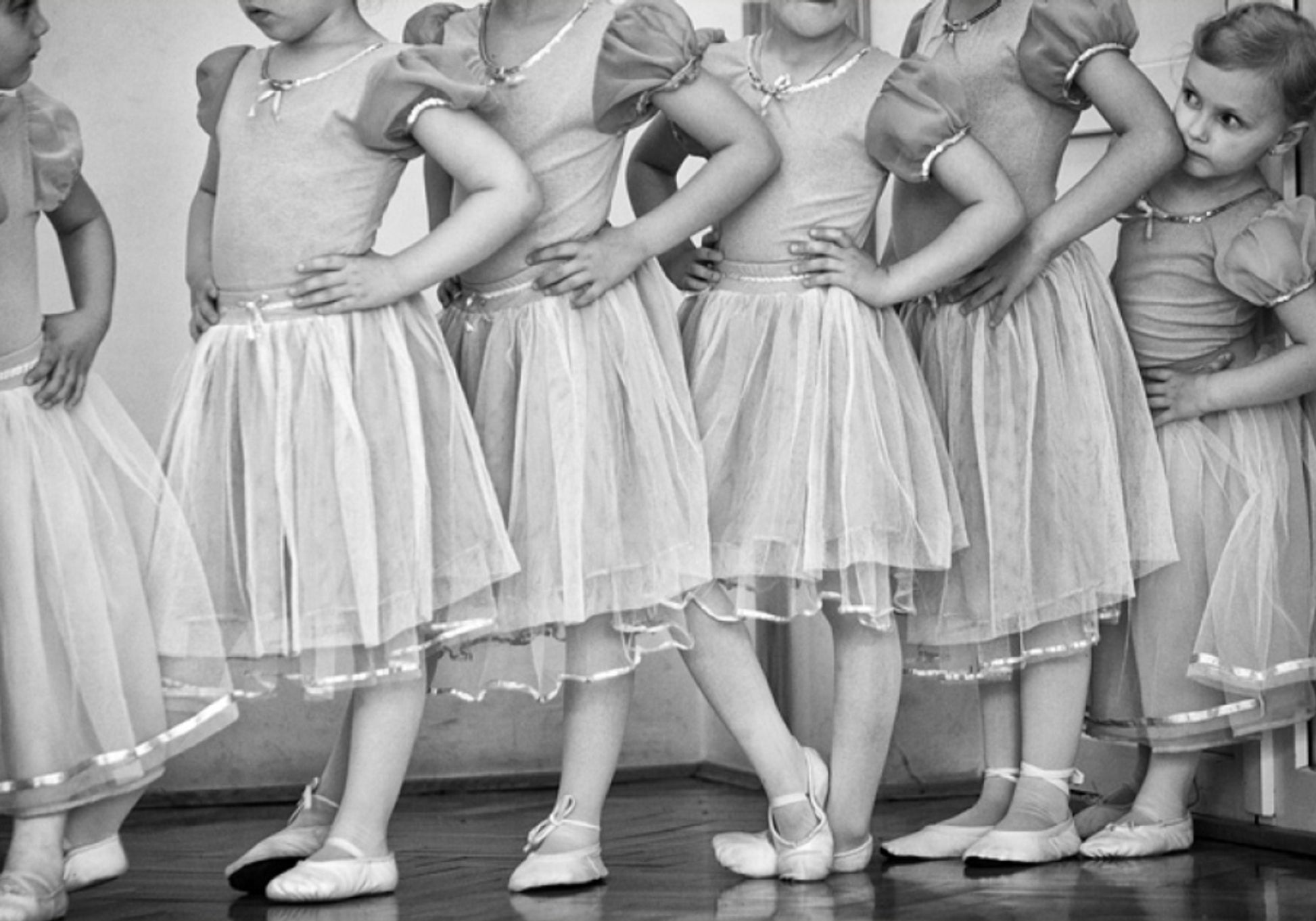 Pratique des jeunes ballerines