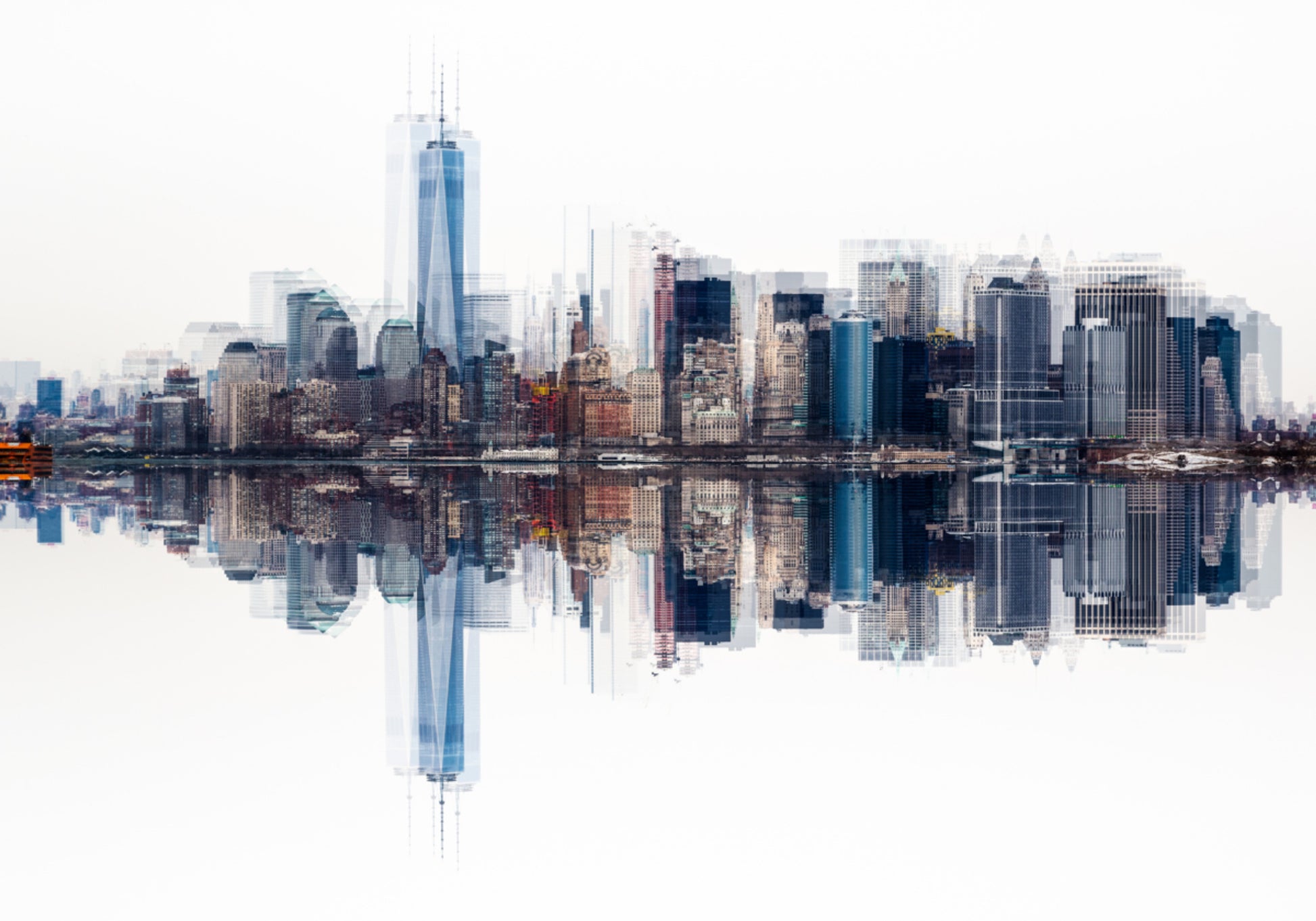 Horizon abstrait de Manhattan