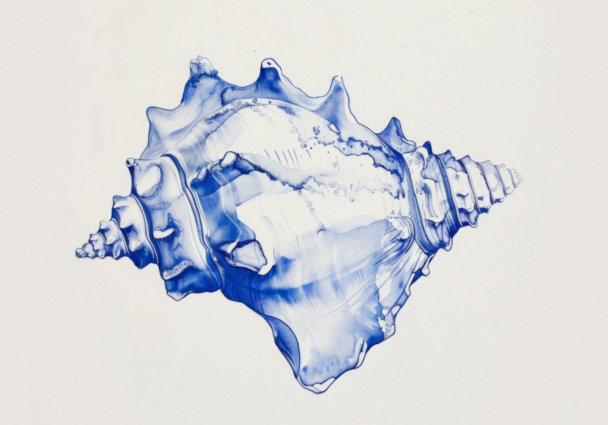 Harmonie de conque bleue